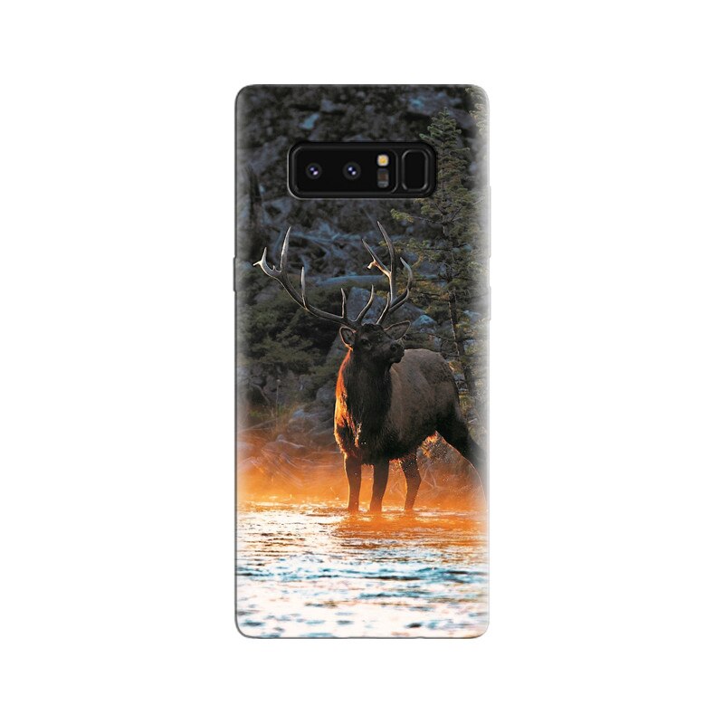 Husa Samsung Note 8 Deer Animal At Rivers 750 X 133