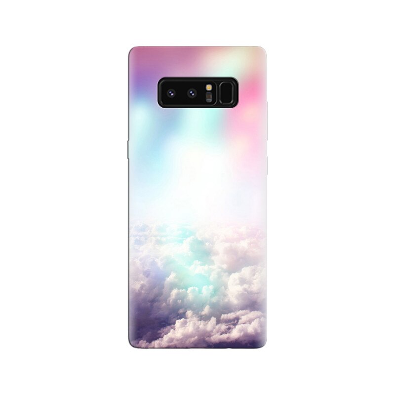 Husa Samsung Note 8 Rainbow Colors Over Fluffy Clouds Fantasy