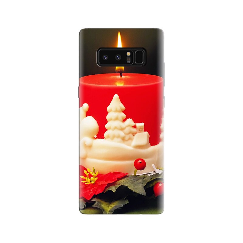 Husa Samsung Note 8 Red Christmas Candle
