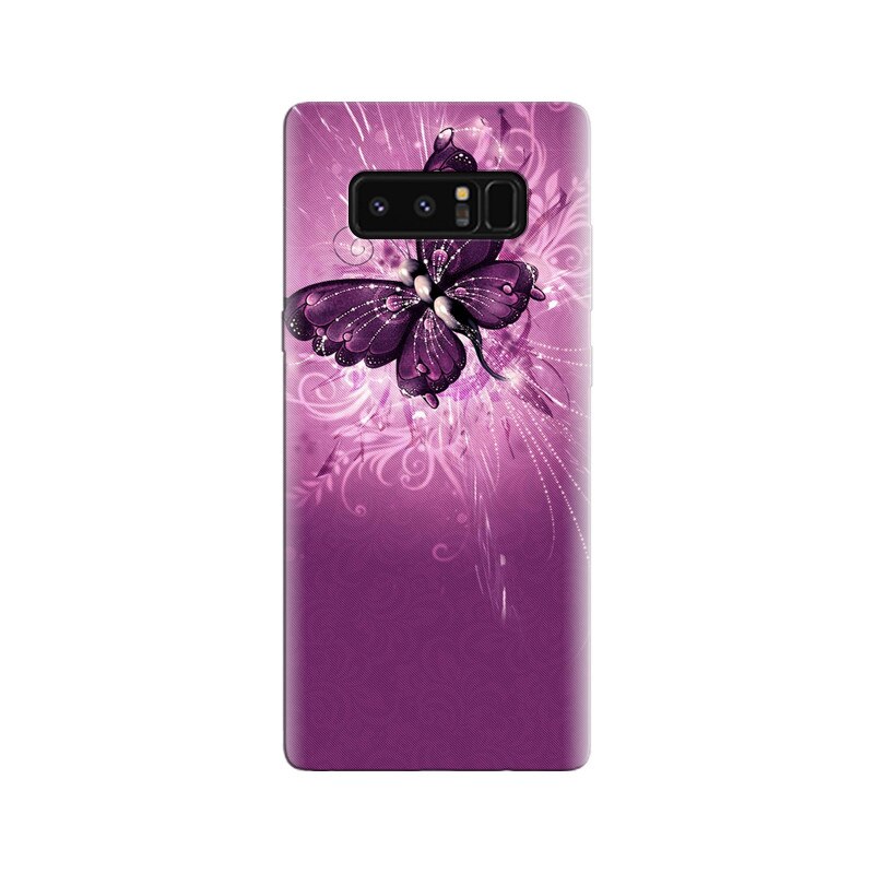 Husa Samsung Note 8 Purple Butterfly 004