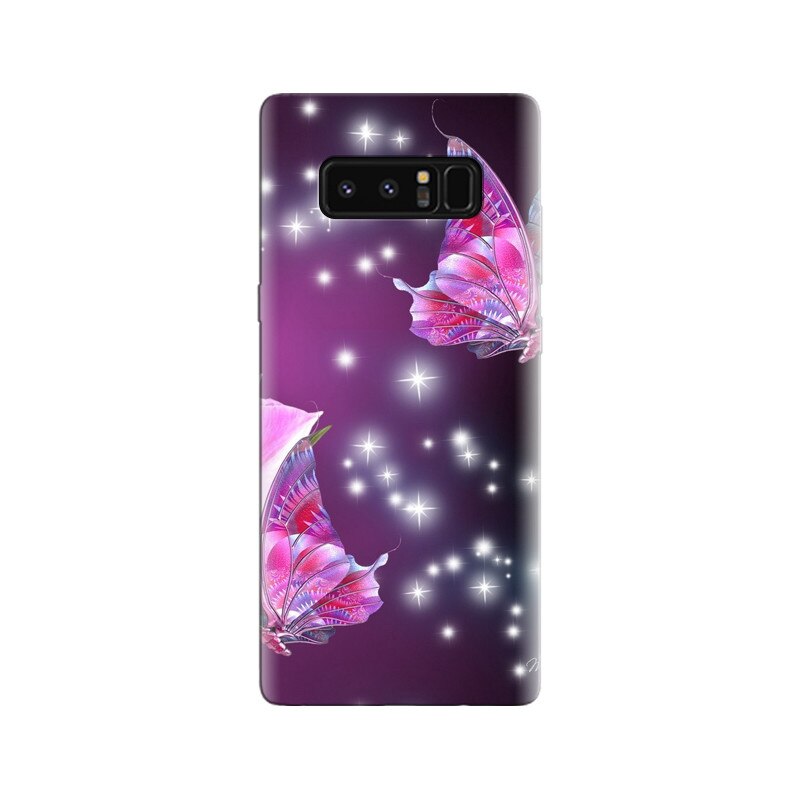 Husa Samsung Note 8 Pink Butterfly Phone
