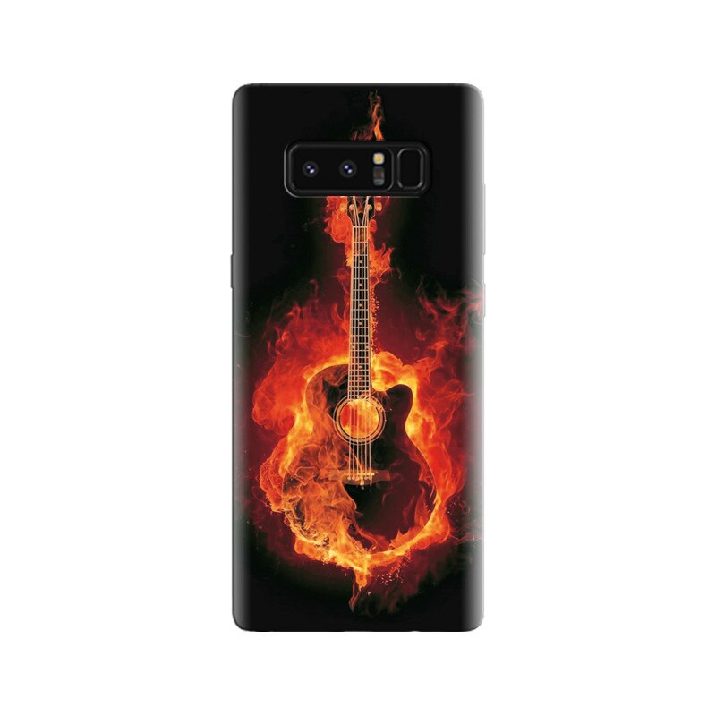 Husa Samsung Note 8 Fire Guitar Backgrounds