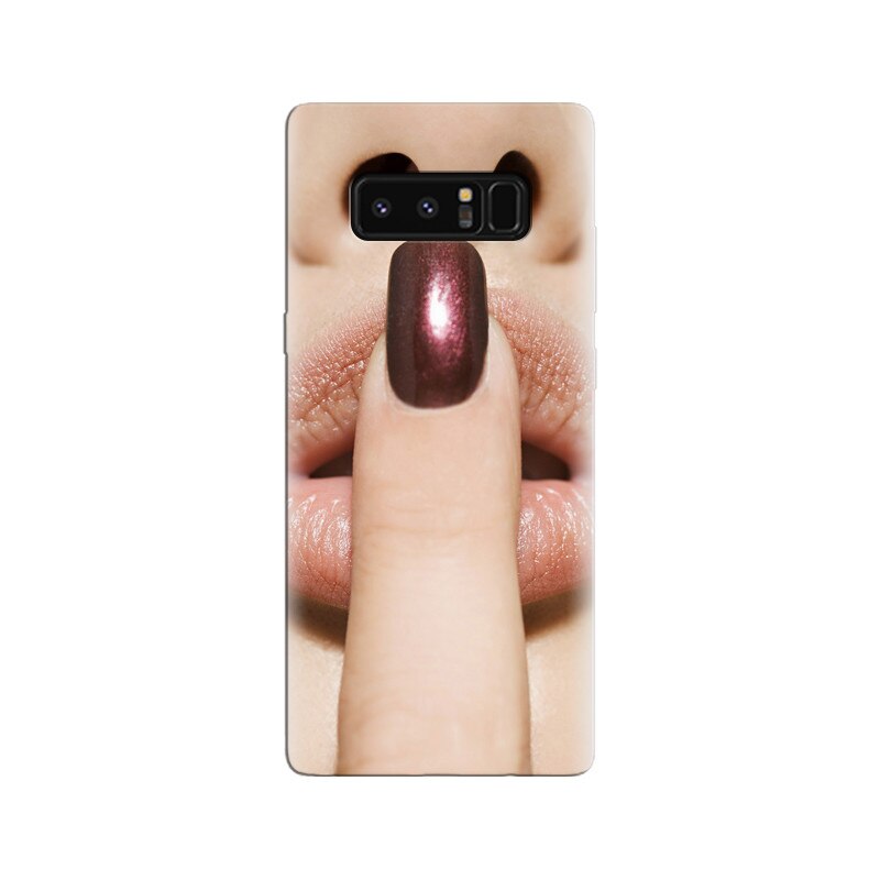 Husa Samsung Note 8 Finger Purple Nailpolish Girl Lips