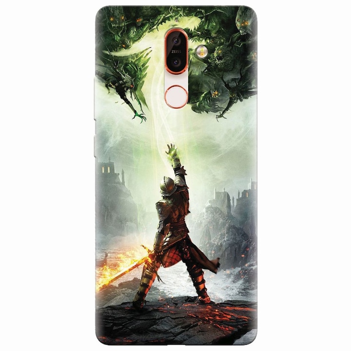 Π‘ΠΈΠ»ΠΈΠΊΠΎΠ½ΠΎΠ² ΠΊΠ΅ΠΉΡ Π·Π° Nokia 7 Plus, Green Dragon