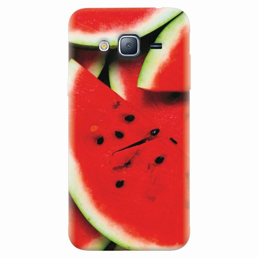 Husa silicon pentru Samsung Galaxy J7 2015, S Of Watermelon Slice