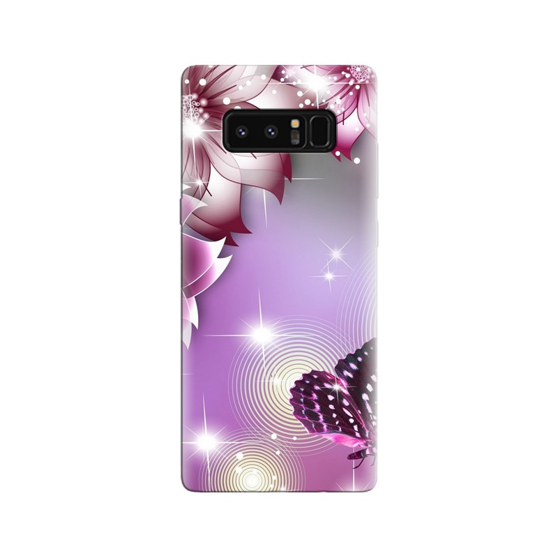Husa Samsung Note 8 Purple Butterfly Cellphone