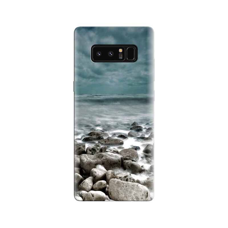 Husa Samsung Note 8 Rough Sea Rocks Waves Lock