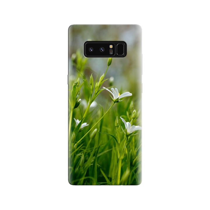 Husa din silicon compatibila cu Samsung Galaxy Note 8 - model Flowers 1