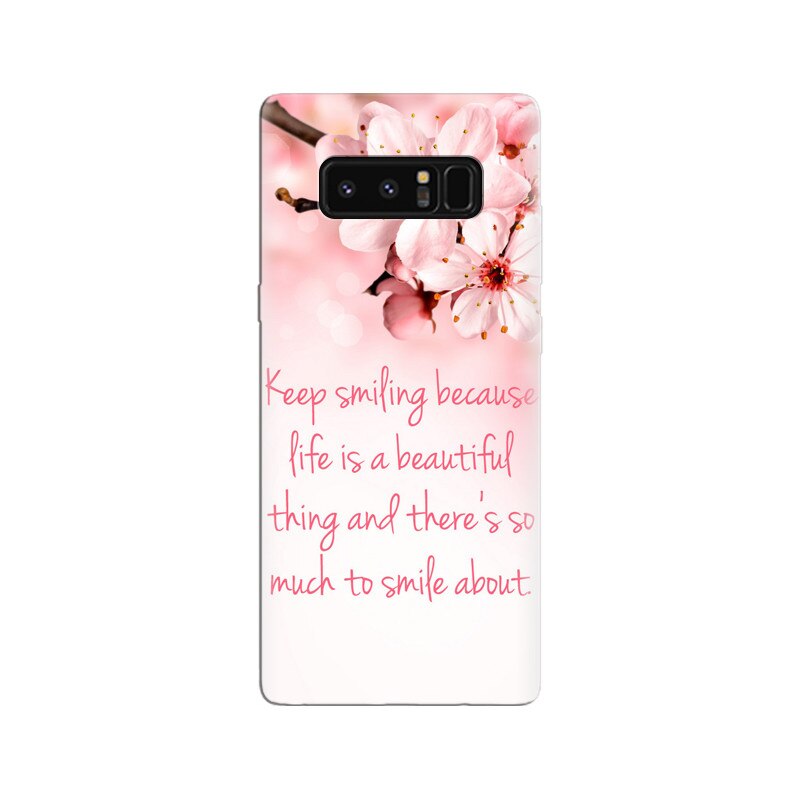 Husa Samsung Note 8 Quotes Pink 002
