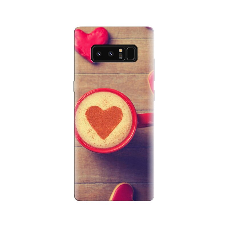 Husa Samsung Note 8 Red Cappuccino Love Heart