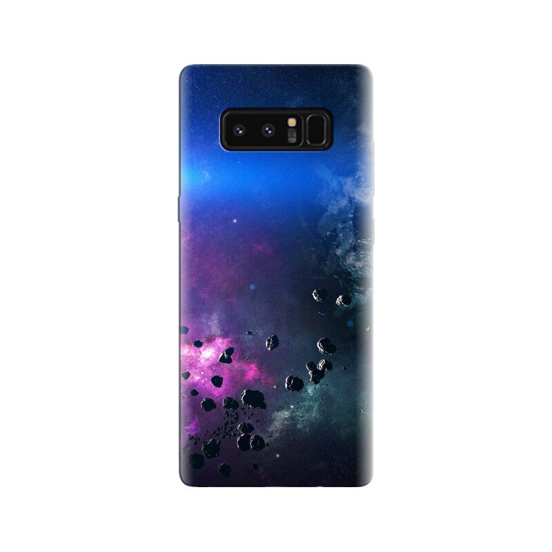 Husa Samsung Note 8 Space Planets Dark Nature Meteorites Clouds