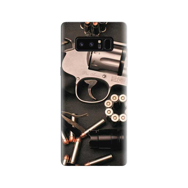 Husa Samsung Note 8 Pro Series Revolver And Bullets Of Military