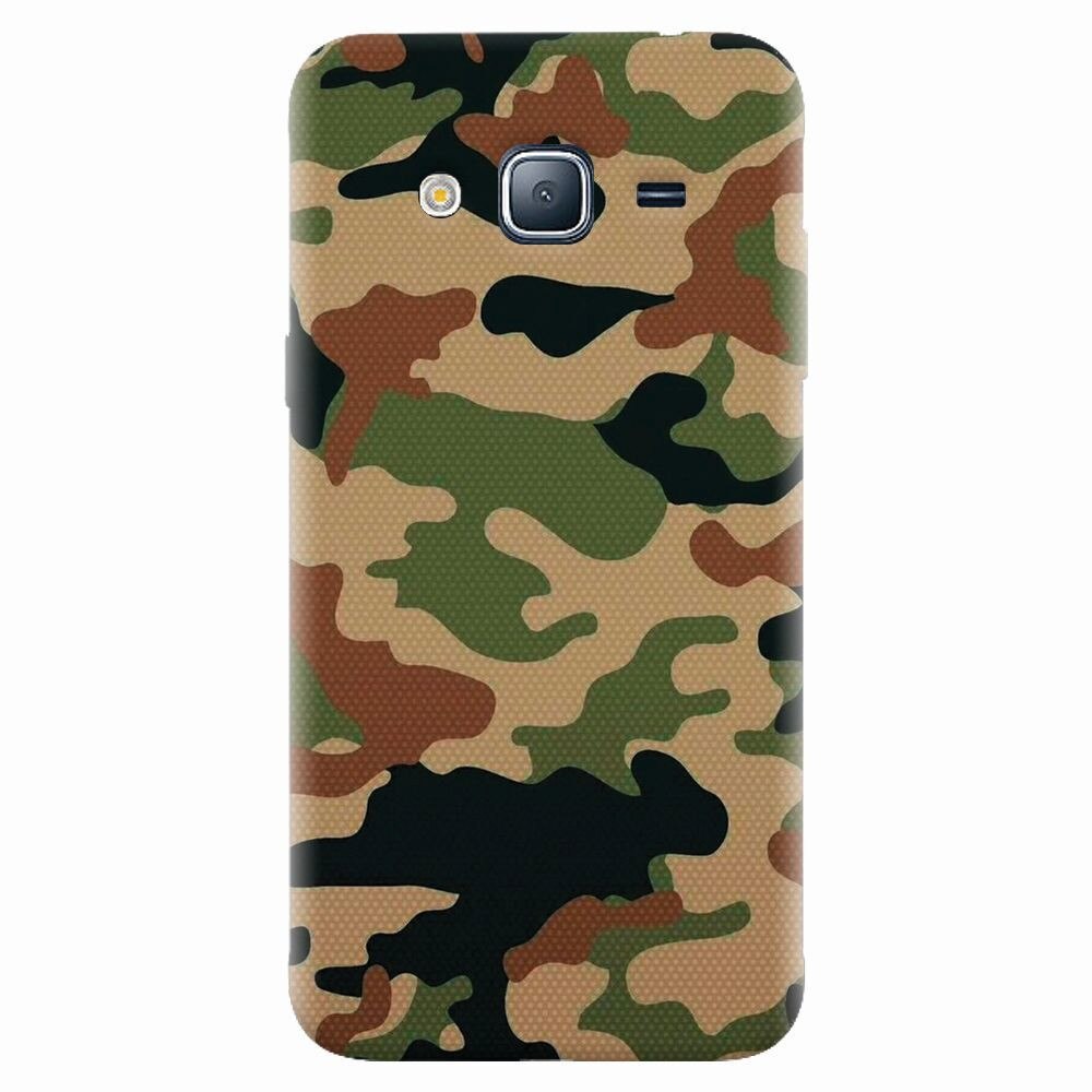 Husa silicon pentru Samsung Galaxy J5 2015, Camuflaj