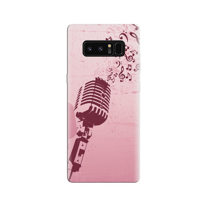Husa Samsung Note 8 Retro Microphone