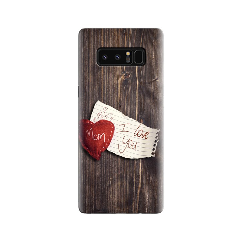 Husa Samsung Note 8 I Love You Mom Wood Background