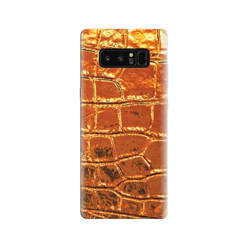 Husa Samsung Note 8 Golden Crocodile Leather