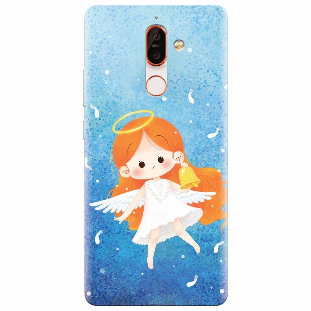 Husa silicon pentru Nokia 7 Plus, Cute Angel