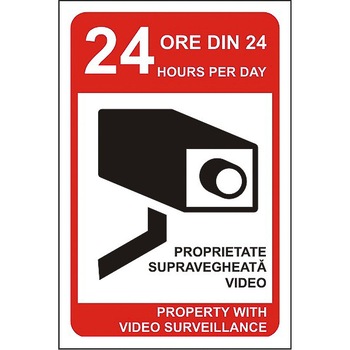 Indicator A4, Supraveghere video! Indicator A4, Supraveghere video!