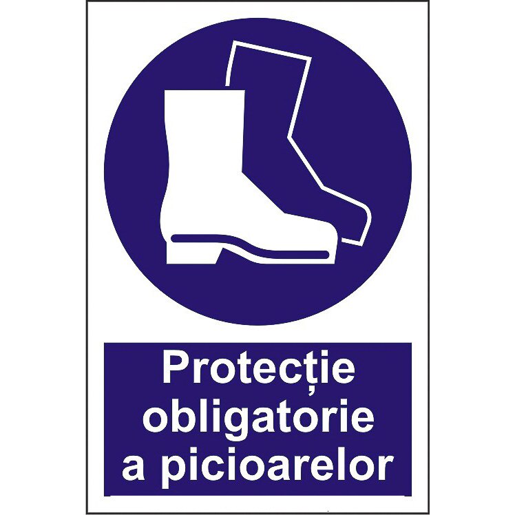 Indicator A5, Protectie obligatorie a picioarelor!