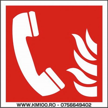 Indicator A4, Telefon pentru cazurile de incendiu(2)! Indicator A4, Telefon pentru cazurile de incendiu(2)!