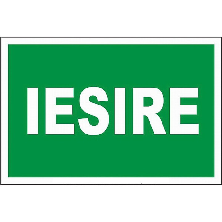 Indicator A4, Iesire!