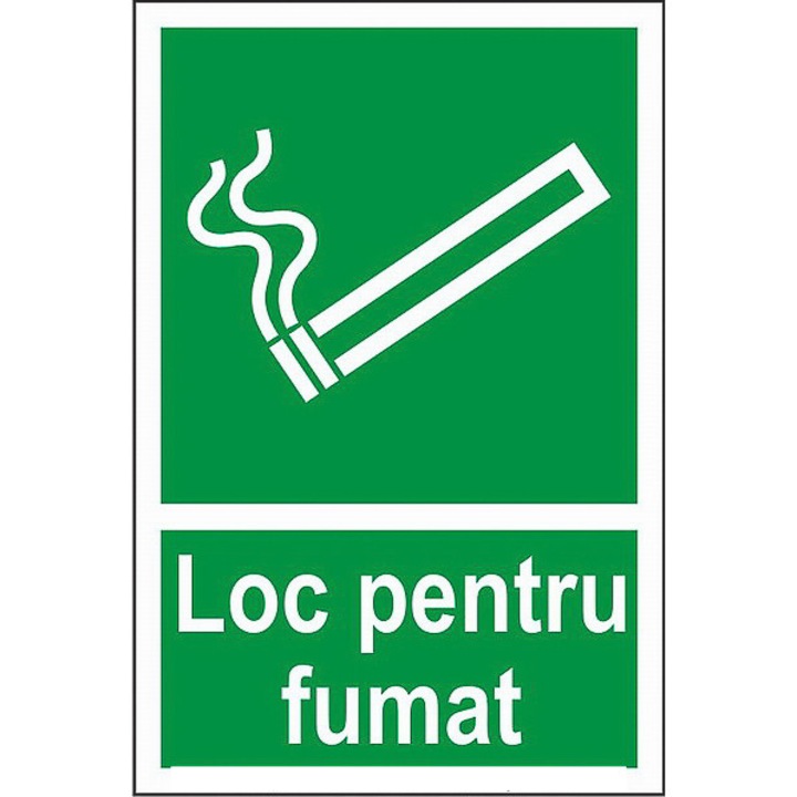 Indicator A5, Loc pentru fumat!