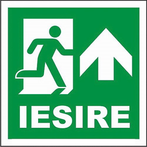 Indicator A4, Iesire de salvare sus!