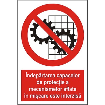 Indicator A4, Indepartarea capacelor de protectie este interzisa! Indicator A4, Indepartarea capacelor de protectie este interzisa!