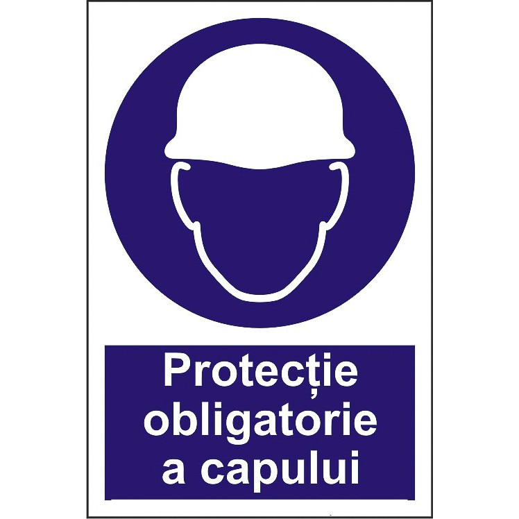 Indicator A4, Protectie obligatorie a capului!
