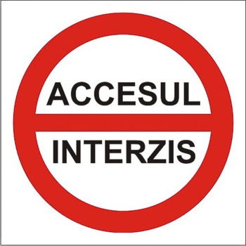 Indicator A5, Accesul interzis(3)! Indicator A5, Accesul interzis(3)!