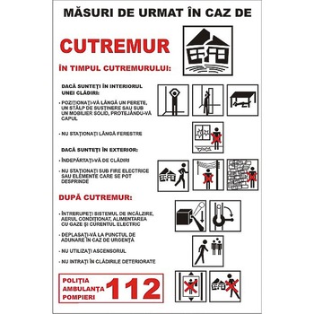 Indicator A5, In caz de cutremur! Indicator A5, In caz de cutremur!