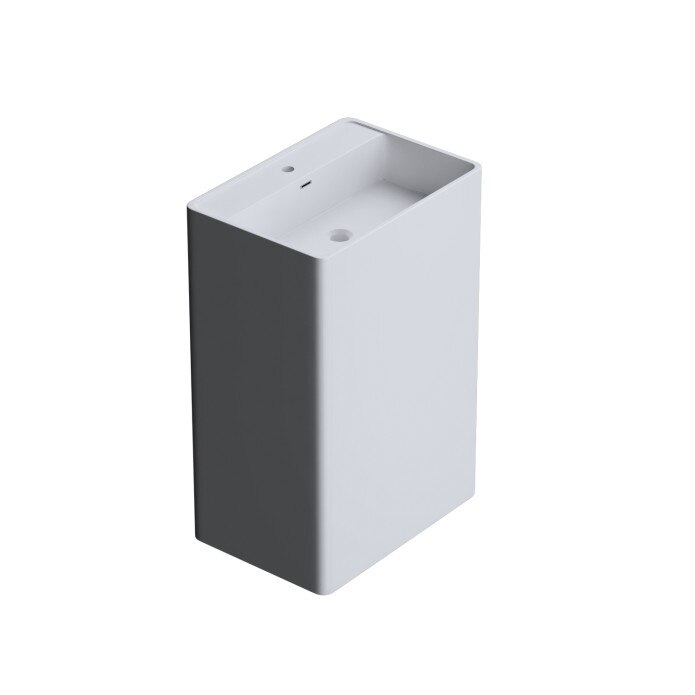 Lavoar stativ EGO 34, compozit marmura, cu gaura baterie