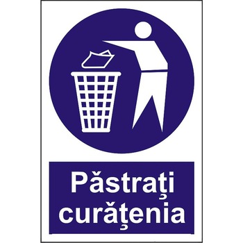Indicator A5, Pastrati curatenia! Indicator A5, Pastrati curatenia!