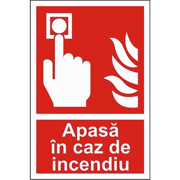 Indicator A4, Apasa in caz de incendiu! Indicator A4, Apasa in caz de incendiu!
