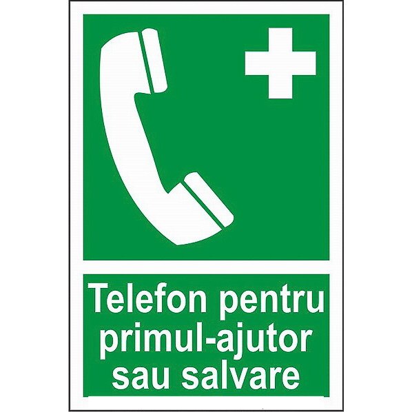 Indicator A5, Telefon pentru primul ajutor sau salvare!