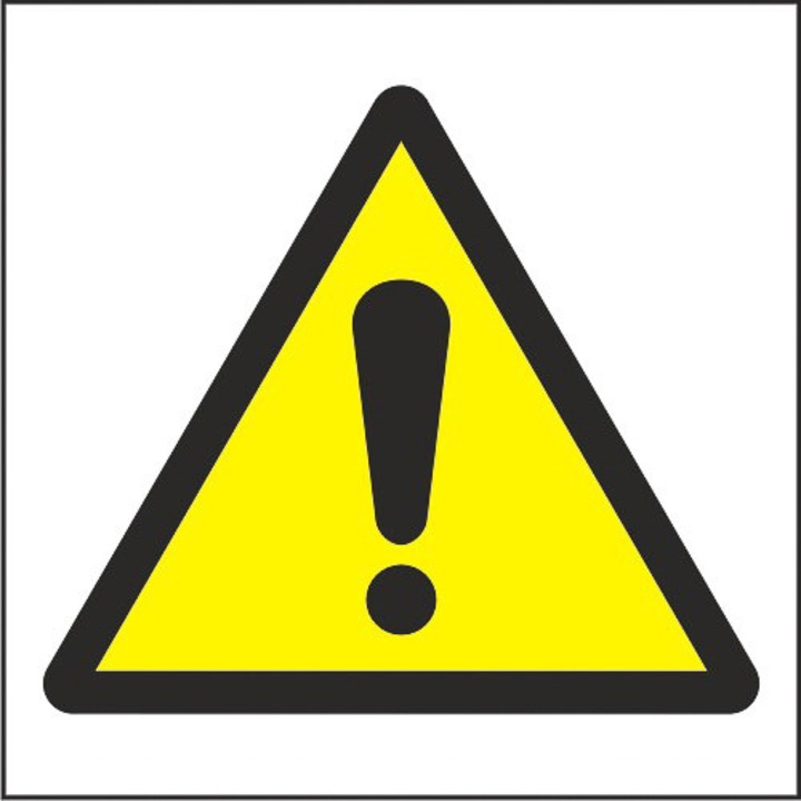 Indicator A4, Pericol general!