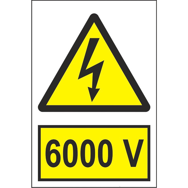 Indicator A5, 6000 V!