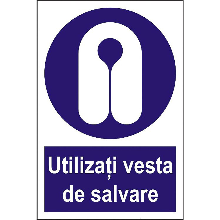 Indicator A4, Utilizati vesta de salvare!