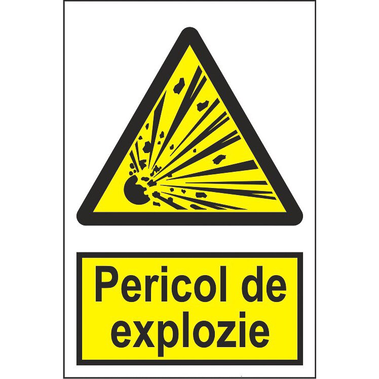 Indicator A4, Pericol de explozie!