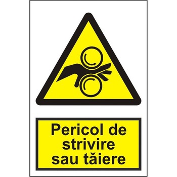 Indicator A4, Pericol de strivire sau taiere(2)! Indicator A4, Pericol de strivire sau taiere(2)!