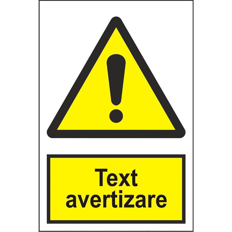 Indicator A4, Text avertizare!
