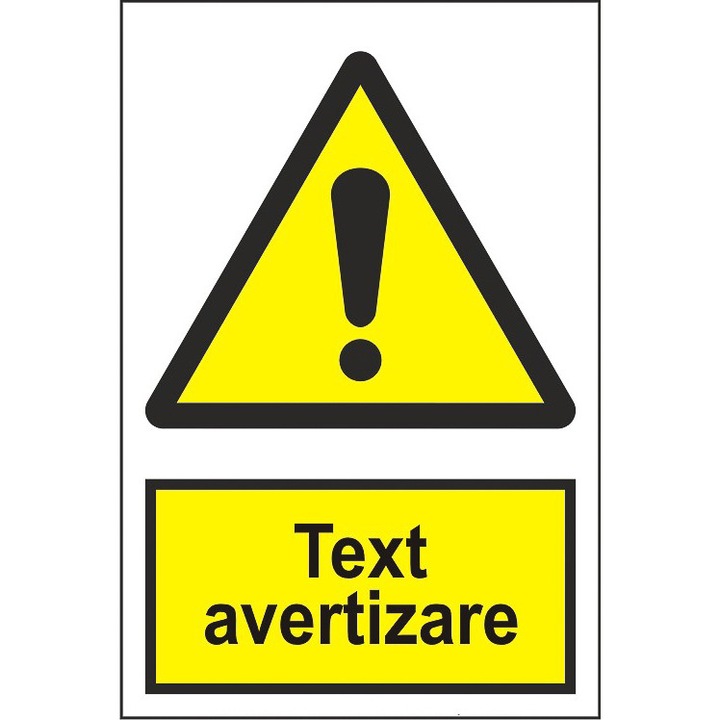 Indicator A4, Text avertizare!
