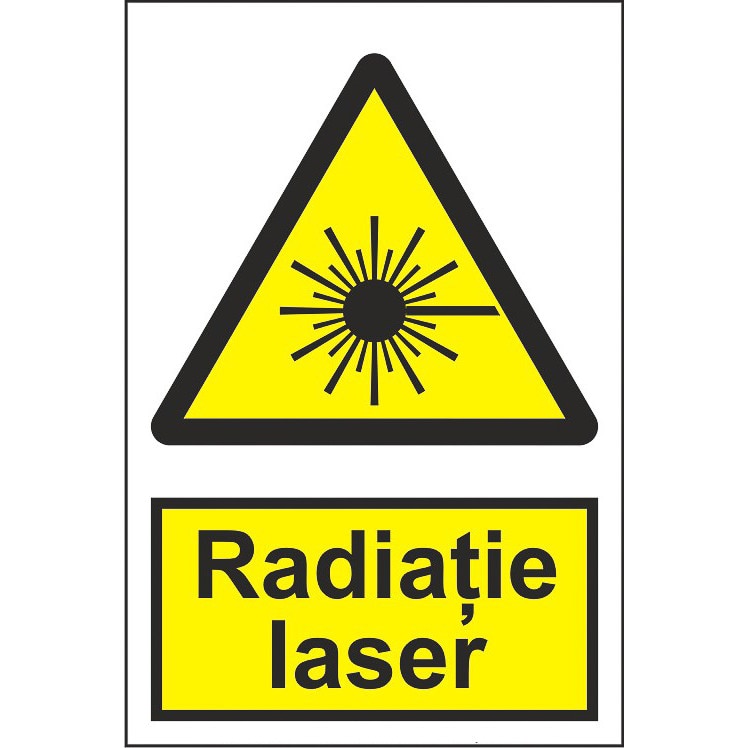 Indicator A5, Radiatie laser!