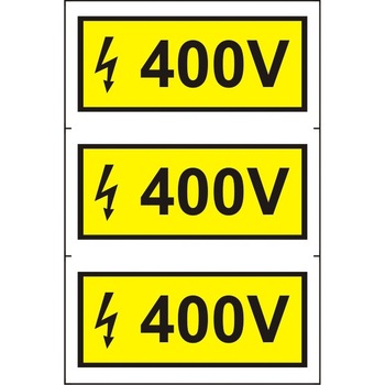 Indicator A5, 400 V (3 etichete pe coala)! Indicator A5, 400 V (3 etichete pe coala)!