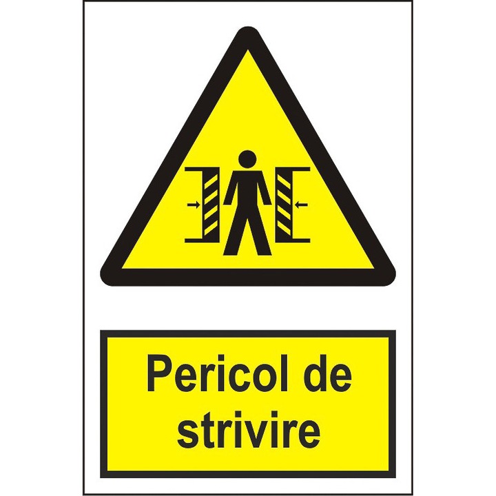 Indicator A5, Pericol de strivire(2)!