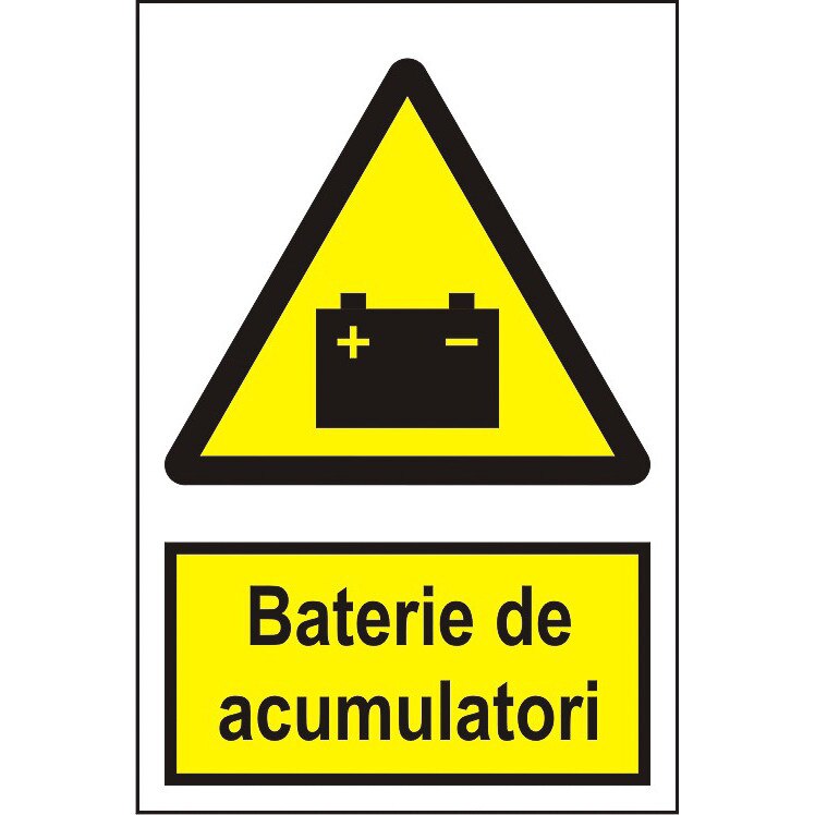 Indicator A4, Baterie de acumulatori!