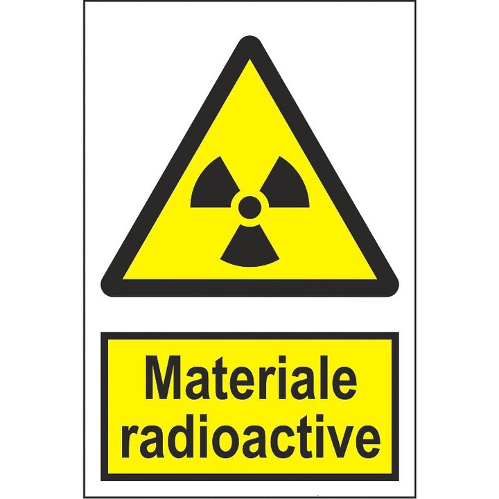 Indicator A4, Materiale radioactive!