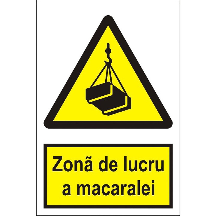Indicator A5, Zona de lucru a macaralei!