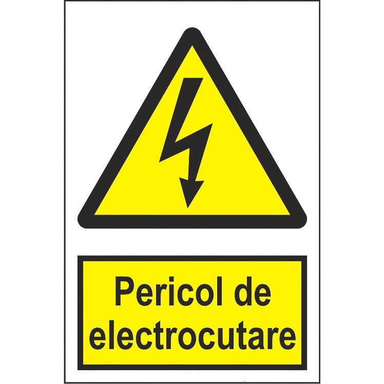 Indicator A4, Pericol de electrocutare!