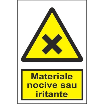 Indicator A4, Materiale nocive sau iritante! Indicator A4, Materiale nocive sau iritante!